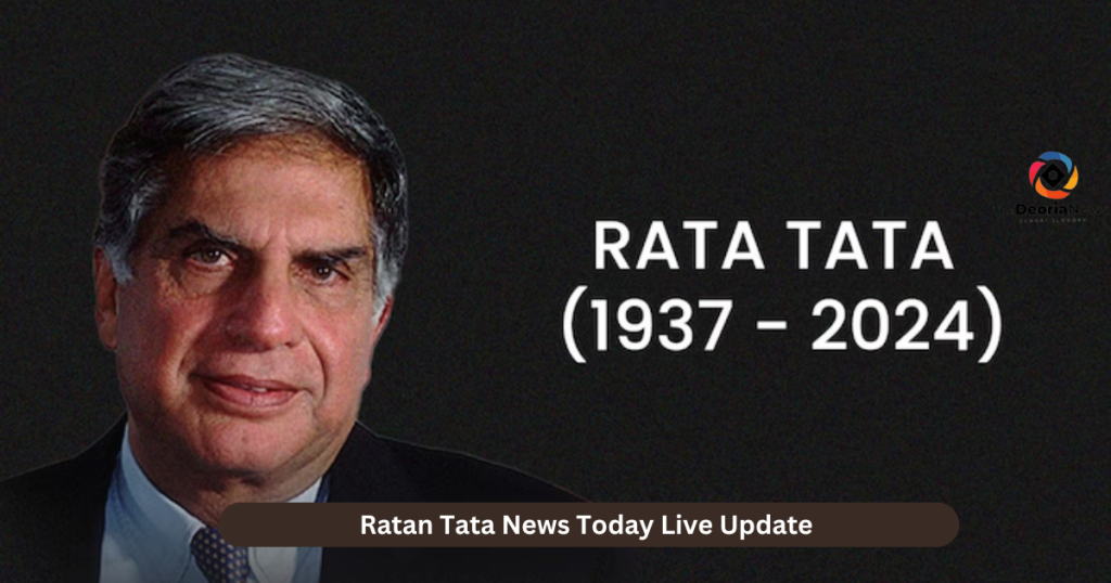 Ratan Tata News Today Live Update today