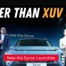 New Kia Syros Launches in Sub-4-Meter SUV Segment